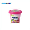 Горячая распродажа 150 мл 5 унций желе с йогуртом мороженое IML IML в маркировке плесени Небольшая чашка пластикового пудинга с крышкой ложкой